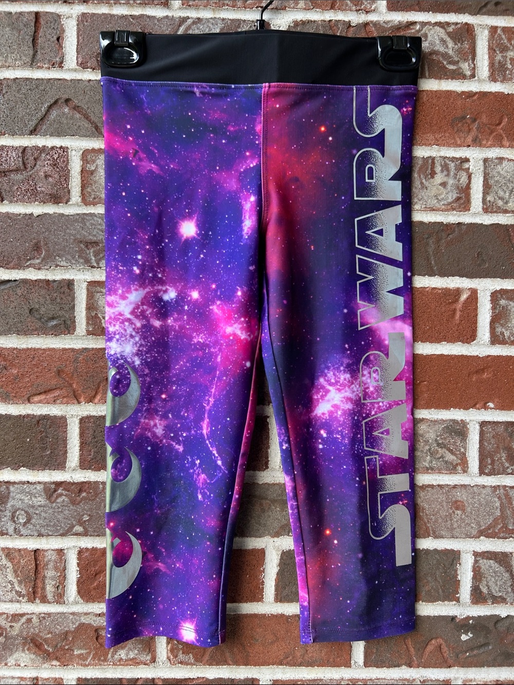 Disney Star Wars Purple Galaxy Print Girls' Leggings
